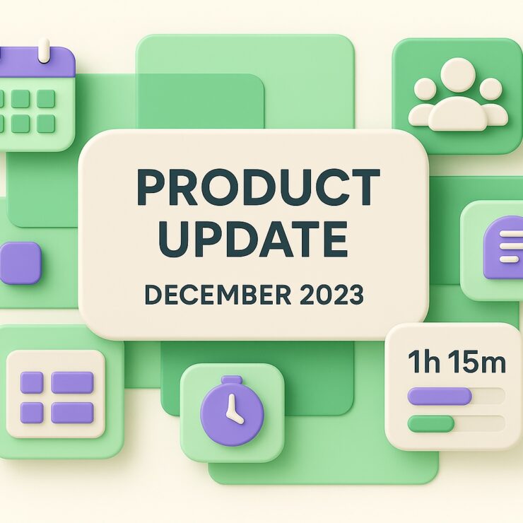 Product Update 12/23: Customized Planning, Project & Brand Wiki and New Time Tracking from Task