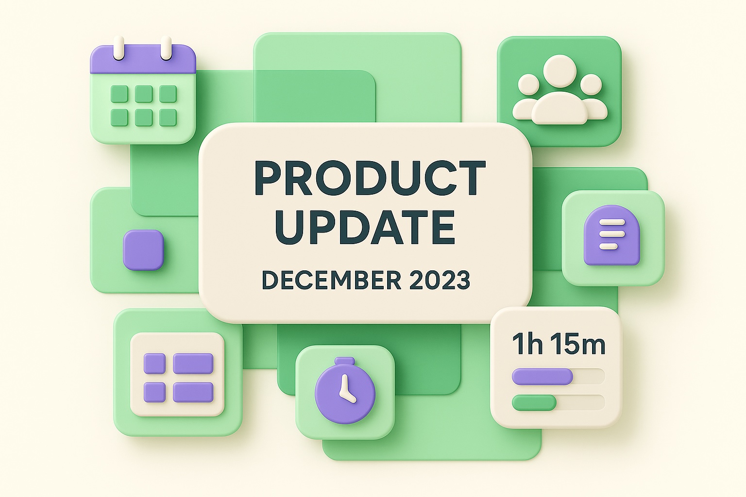 Product Update 12/23: Customized Planning, Project & Brand Wiki and New Time Tracking from Task