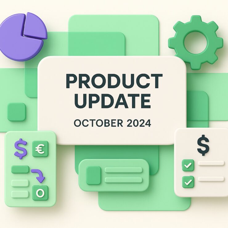 Product Update 10/24: Automated Invoicing, Enhanced Invoicing Plan, Auto-updated Exchange Rates and Revenue Accounts